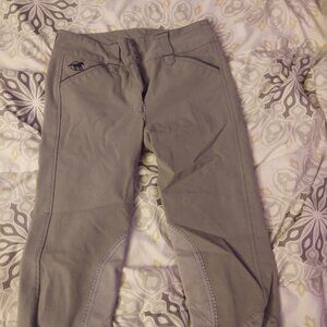 Piper Riding Breeches - Charcoal/grey color | Size: 24R